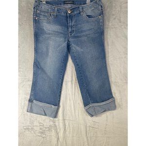 Clash women's capri size 13 denim cuff jeans